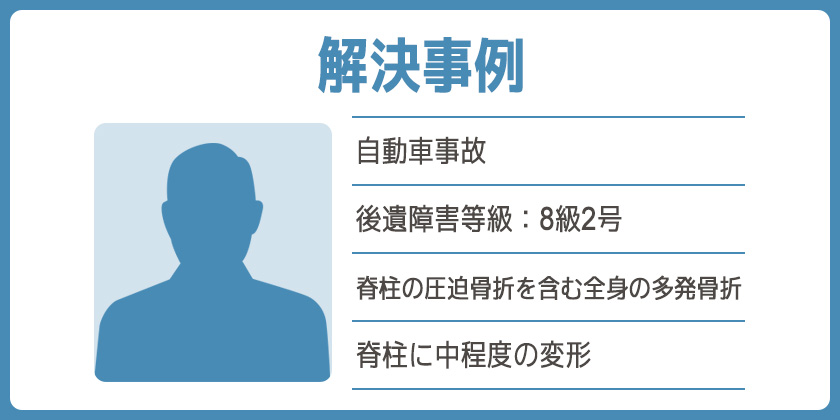 【解決事例】MRIによる医学的証拠で後遺障害等級8級に