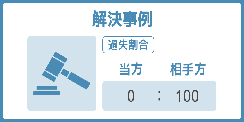【解決事例】信号機のない交差点での追い越し事故で過失ゼロ判決